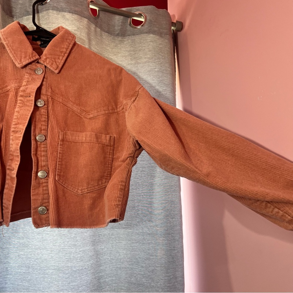 Women's Cropped Jacket - Rust - Picture 6 of 7